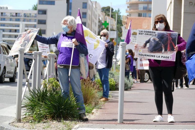 des manifestants