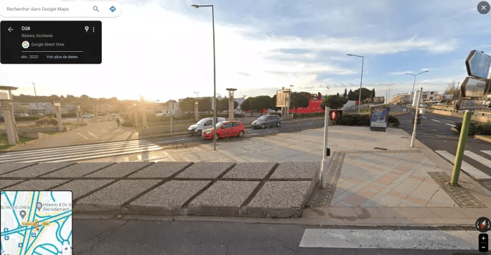 GoogleMap_COLBAC_emplacement manifestion_18 novembre 2023