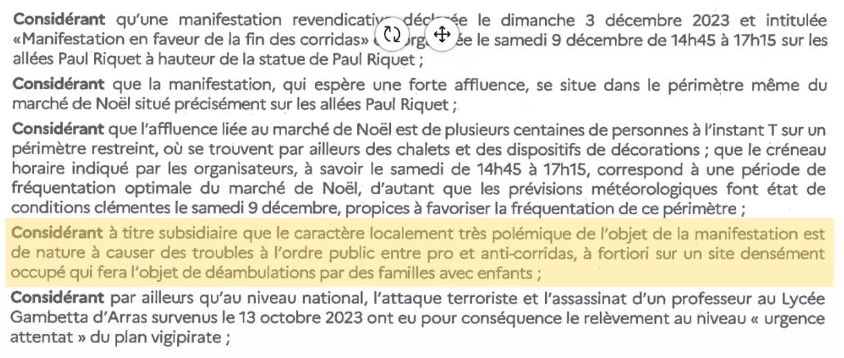 20231208_Victoire contre l'interdiction de manifester